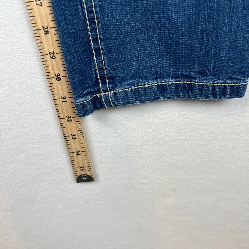 TK Axel Jeans Mens 36x34 Straight Wide Leg‎ Dark Wash Denim Cowboy Western Fit - Picture 10 of 12